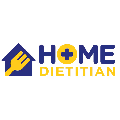 Home Dietitian logo with fork and medical cross
